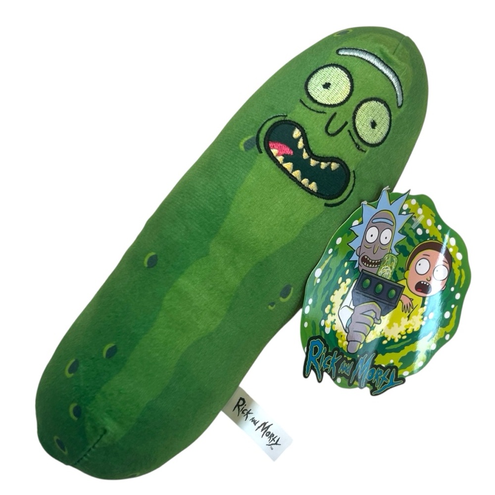 Pickle Rick Plush From Rick and Morty - Stuffed Toy 14" -New With Tag